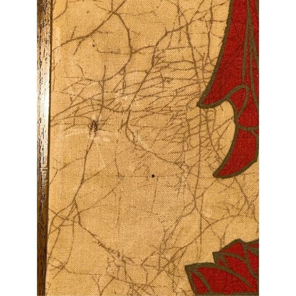 Vintage Original “The Art Of Batik”  Painting Of Guanyin Framed Red - Picture 4 of 6